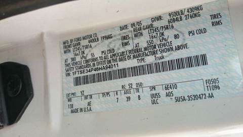 2006 Ford E-Series Cargo