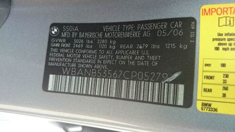 2007 BMW 5 Series 550i