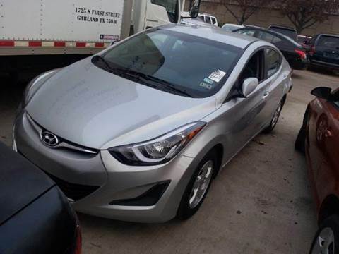 2014 Hyundai Elantra for sale at Bad Credit Call Fadi in Dallas TX