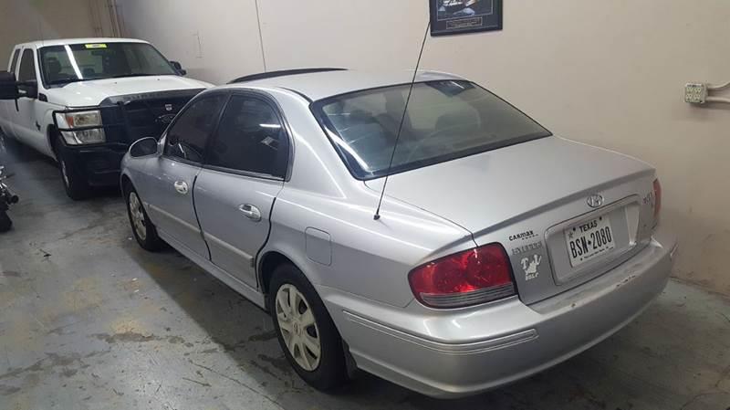 Used 2002 Hyundai Sonata Base with VIN KMHWF25H72A602437 for sale in Dallas, TX