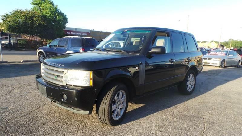 2007 Land Rover Range Rover for sale at Bad Credit Call Fadi in Dallas TX