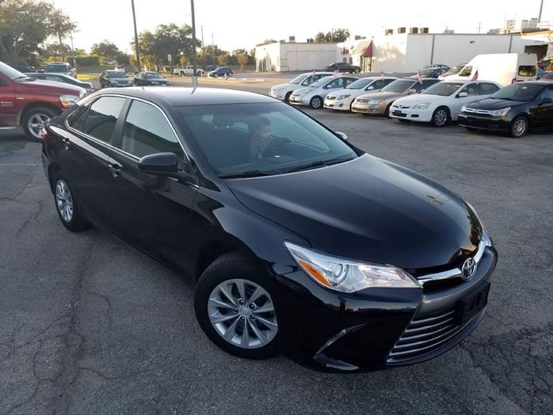 Used 2016 Toyota Camry LE with VIN 4T4BF1FK6GR557439 for sale in Dallas, TX