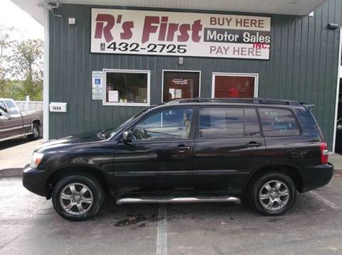2006 Toyota Highlander for sale at R's First Motor Sales Inc in Cambridge OH