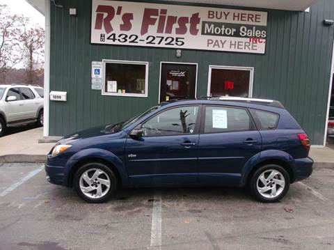 2003 Pontiac Vibe for sale at R's First Motor Sales Inc in Cambridge OH