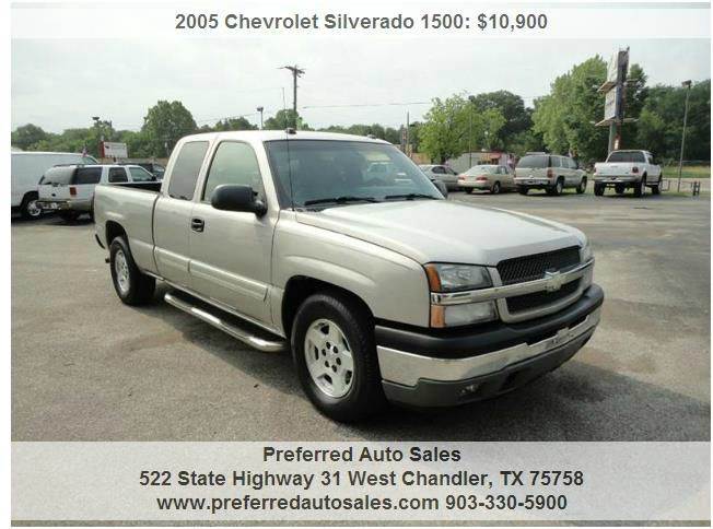 2005 Chevrolet Silverado 1500 for sale at Preferred Auto Sales in Tyler TX