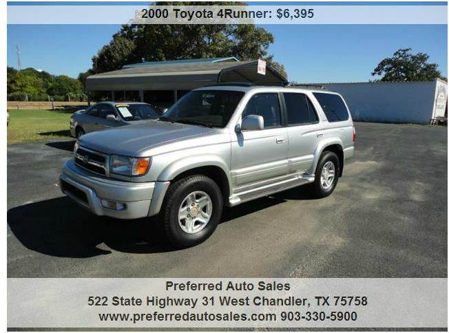 2000 Toyota 4Runner for sale at Preferred Auto Sales in Whitehouse TX