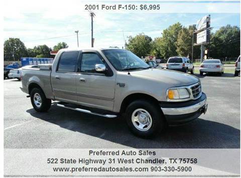 2001 Ford F-150 for sale at Preferred Auto Sales in Whitehouse TX