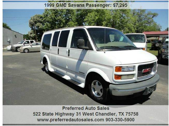 1999 GMC Savana Passenger for sale at Preferred Auto Sales in Whitehouse TX