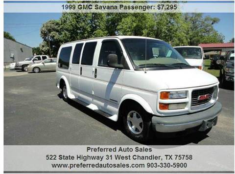 1999 GMC Savana Passenger for sale at Preferred Auto Sales in Tyler TX
