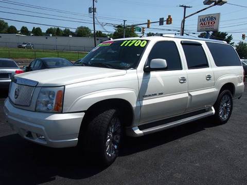 2005 Cadillac Escalade ESV for sale at JACOBS AUTO SALES AND SERVICE in Whitehall PA