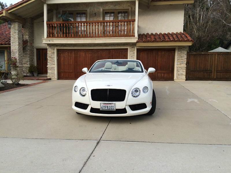 2013 Bentley Continental GTC V8 for sale at Anoosh Auto in Mission Viejo CA