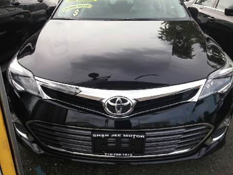 2015 Toyota Avalon for sale at Shah Jee Motors in Woodside NY