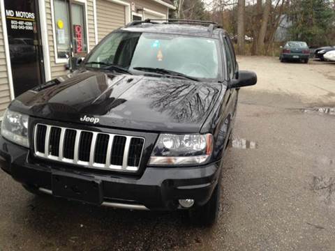 2004 Jeep Grand Cherokee for sale at MD Motors LLC in Williston VT