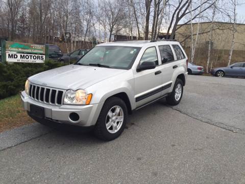 2005 Jeep Grand Cherokee for sale at MD Motors LLC in Williston VT