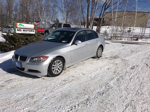 2007 BMW 3 Series for sale at MD Motors LLC in Williston VT
