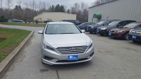 2016 Hyundai Sonata for sale at MD Motors LLC in Williston VT