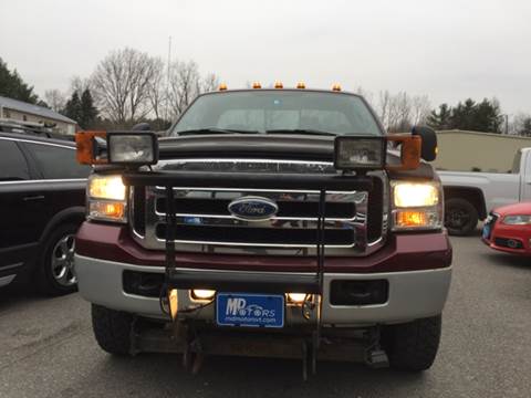 2007 Ford F-350 Super Duty for sale at MD Motors LLC in Williston VT