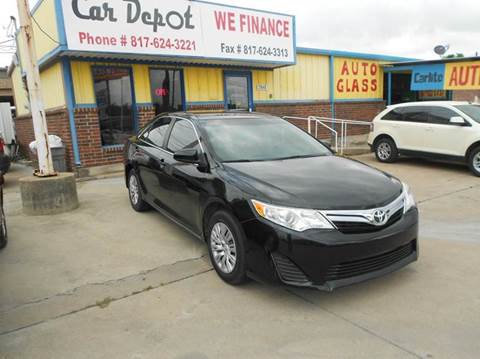 2012 Toyota Camry for sale at CARDEPOT in Fort Worth TX