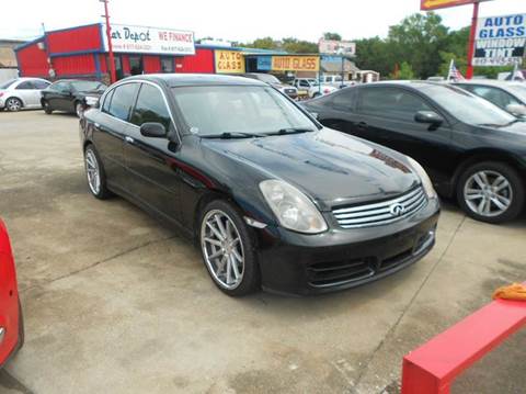 2004 Infiniti G35 for sale at CARDEPOT in Fort Worth TX