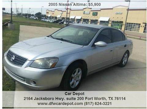 2005 Nissan Altima for sale at CARDEPOT in Fort Worth TX