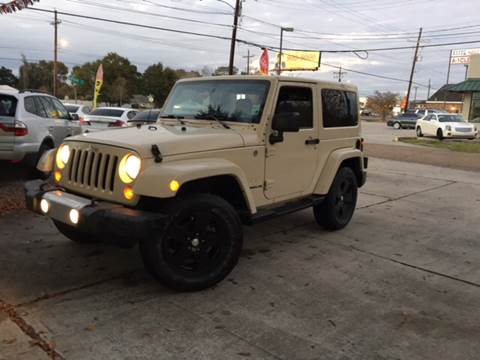 2011 Jeep Wrangler for sale at SW AUTO LLC in Lafayette LA
