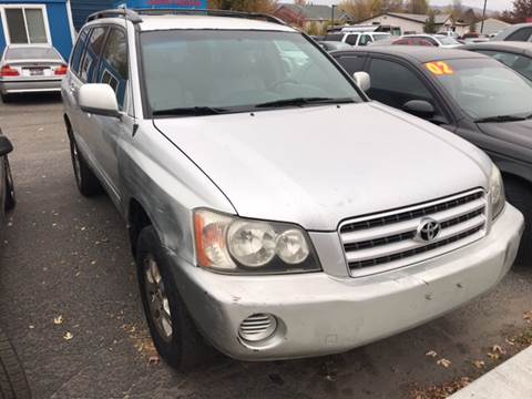 2002 Toyota Highlander for sale at GEM STATE AUTO in Boise ID