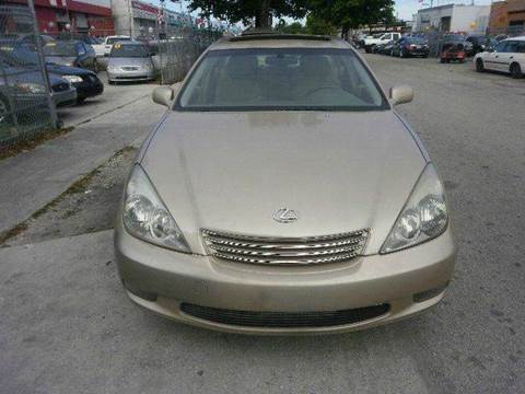 2002 Lexus ES 300 for sale at Sunshine Auto Warehouse in Hollywood FL