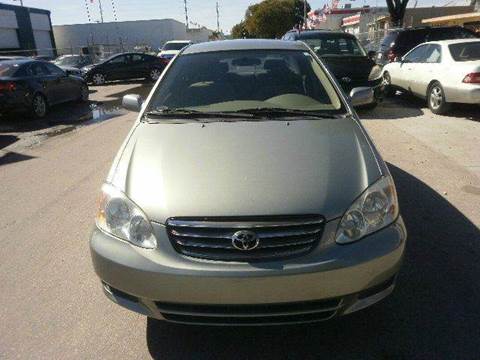 2004 Toyota Corolla for sale at Sunshine Auto Warehouse in Hollywood FL