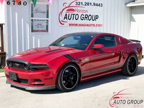 2013 Ford Mustang for sale at HORIZON AUTO GROUP INC in Orlando FL