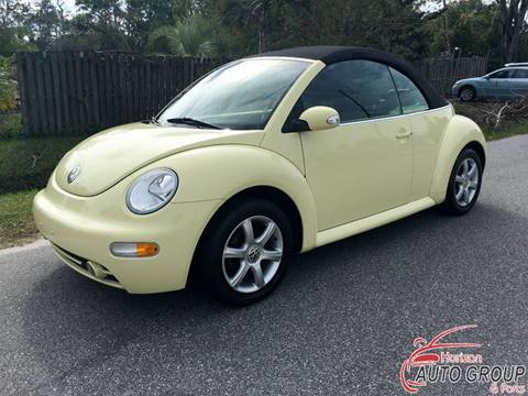 2004 Volkswagen New Beetle for sale at HORIZON AUTO GROUP INC in Orlando FL