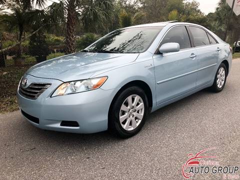 2008 Toyota Camry Hybrid for sale at HORIZON AUTO GROUP INC in Orlando FL