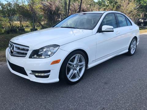 2013 Mercedes-Benz C-Class for sale at HORIZON AUTO GROUP INC in Orlando FL