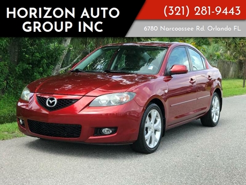 2008 Mazda MAZDA3 for sale at HORIZON AUTO GROUP INC in Orlando FL