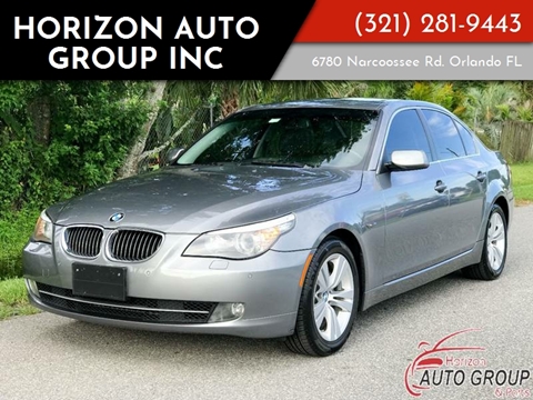 2010 BMW 5 Series for sale at HORIZON AUTO GROUP INC in Orlando FL