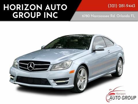 2014 Mercedes-Benz C-Class for sale at HORIZON AUTO GROUP INC in Orlando FL
