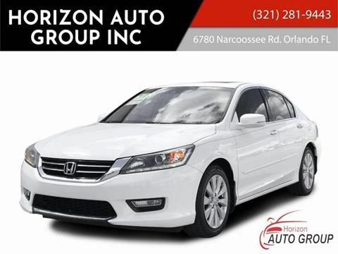 2013 Honda Accord for sale at HORIZON AUTO GROUP INC in Orlando FL