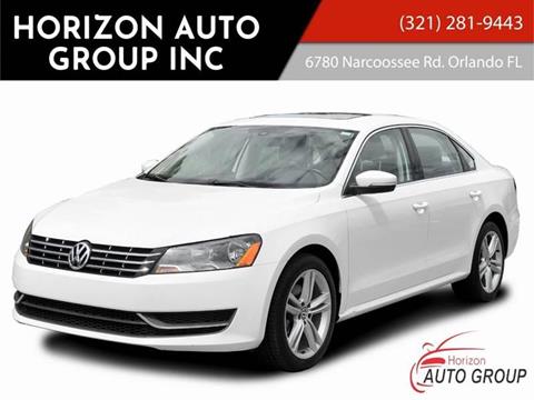 2015 Volkswagen Passat for sale at HORIZON AUTO GROUP INC in Orlando FL
