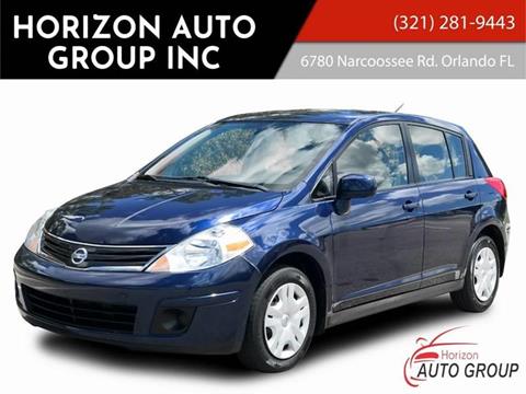 2012 Nissan Versa for sale at HORIZON AUTO GROUP INC in Orlando FL
