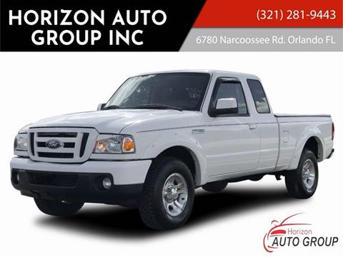 2010 Ford Ranger for sale at HORIZON AUTO GROUP INC in Orlando FL