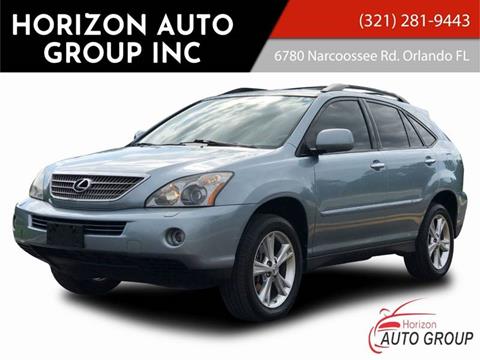 2008 Lexus RX 400h for sale at HORIZON AUTO GROUP INC in Orlando FL