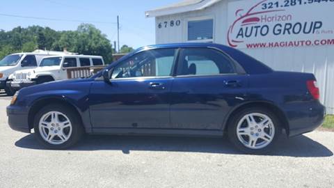 2005 Subaru Impreza for sale at HORIZON AUTO GROUP INC in Orlando FL