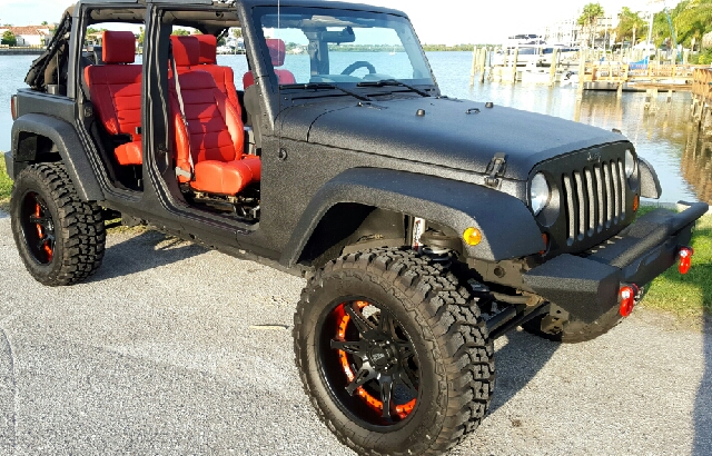 2008 Jeep Wrangler Unlimited 4 Door Custom Kevlar In Fort