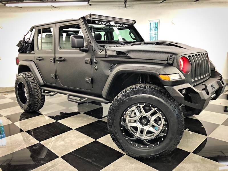 2018 Jeep Wrangler Unlimited Custom Jl Kevlar Leather Lifted