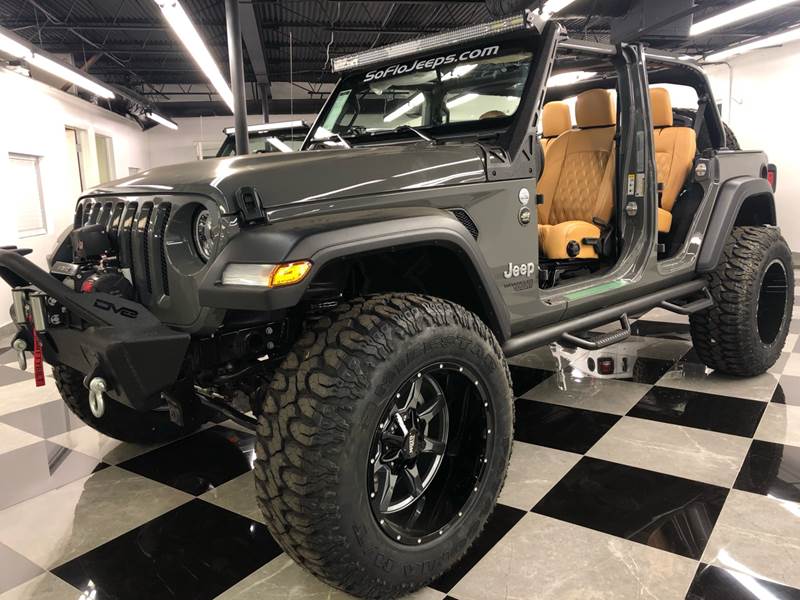 2019 Jeep Wrangler Unlimited Custom Lifted Sting Grey Tech