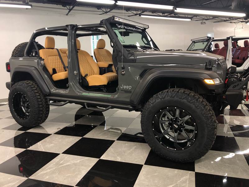 2019 Jeep Wrangler Unlimited Custom Lifted Sting Grey Tech