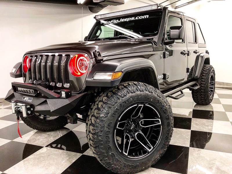 2018 Jeep Wrangler Unlimited Custom lifted fastback tech package JL 8 ...