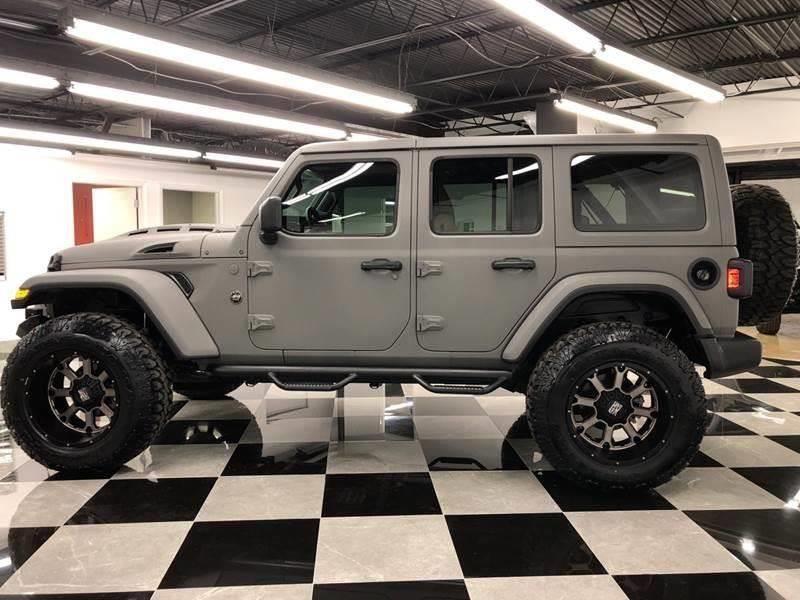 2018 Jeep Wrangler Unlimited Sting grey Kevlar JL custom lifted jeep In ...