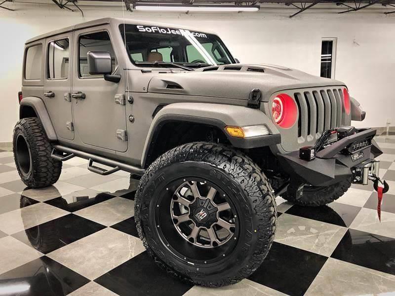 2018 Jeep Wrangler Unlimited Sting grey Kevlar JL custom lifted jeep In ...