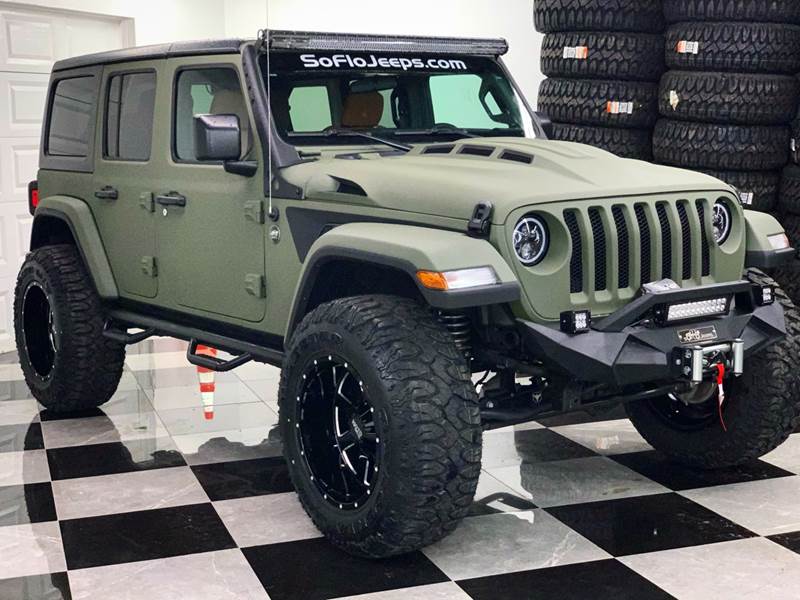 2018 Jeep Wrangler Unlimited Kevlar Olive Drab Abrams Edition Lifted In ...