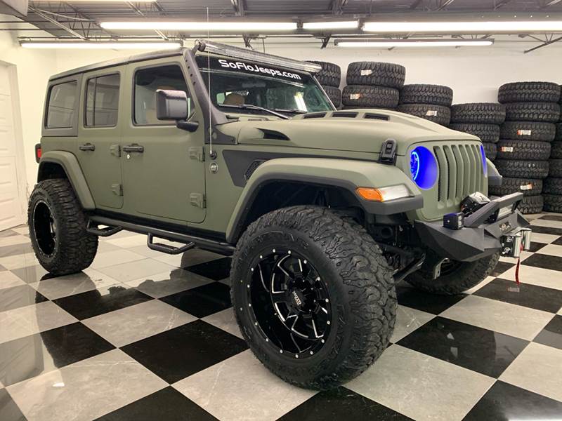 2018 Jeep Wrangler Unlimited Kevlar Olive Drab Abrams Edition Lifted In ...